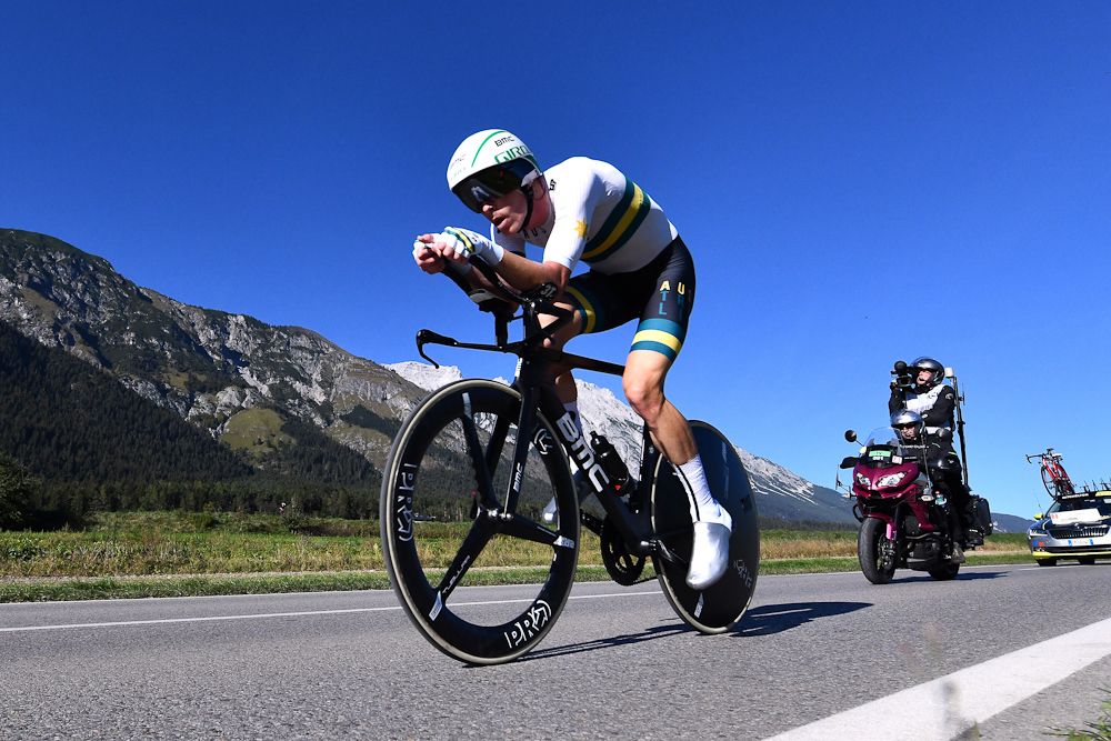 Rohan Dennis (Australia) en route to the world title