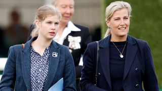Lady Louise Windsor and Sophie, Countess of Wessex attend The Land Rover Burghley Horse Trials
