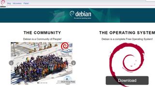 Website screenshot from Debian (November 2024)