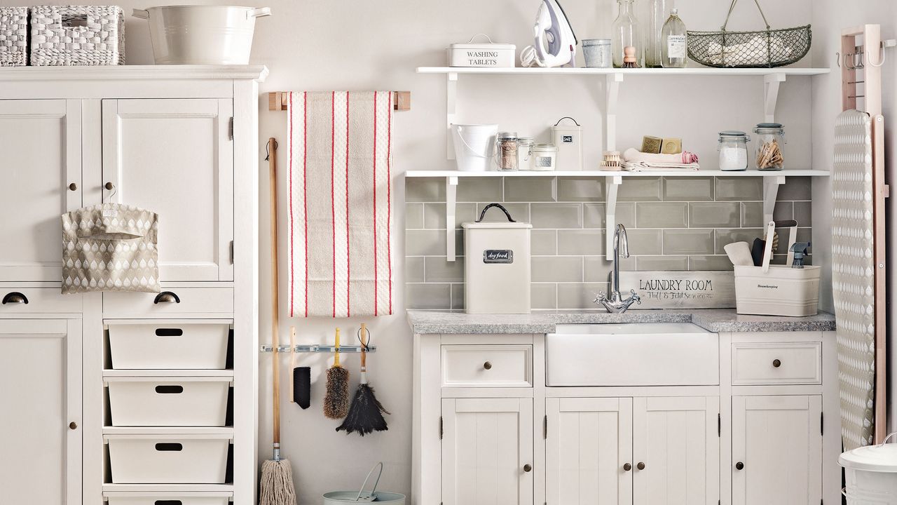 Utility room storage ideas 