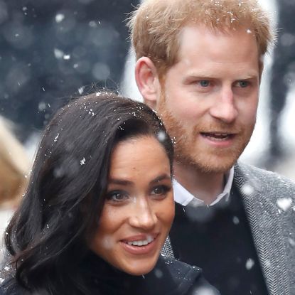 Prince Harry and Meghan Markle at Christmas