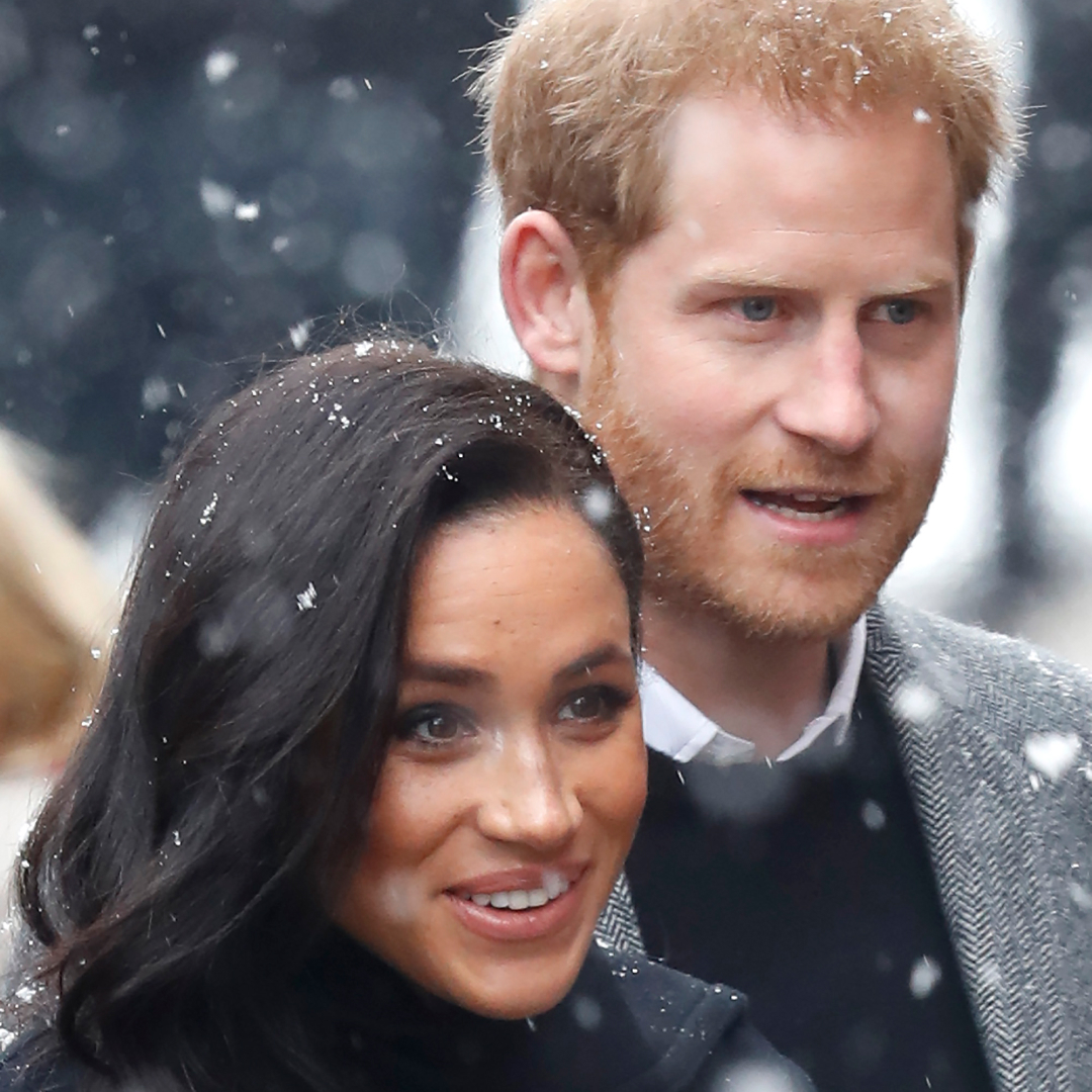 Prince Harry and Meghan Markle at Christmas