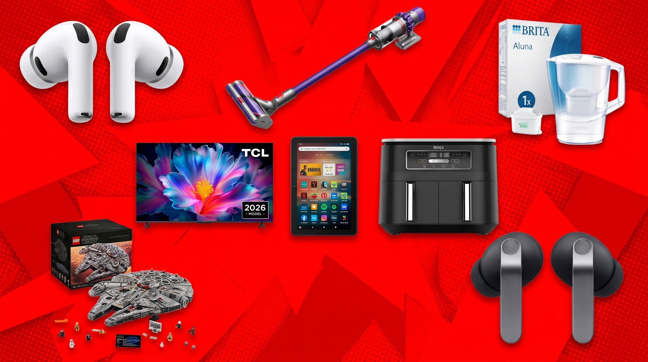 I've rounded up 18 of the best deals from the latest Argos Big Red sale —save up to 50% on appliances, TVs, laptops, headphones, toys, and more tech