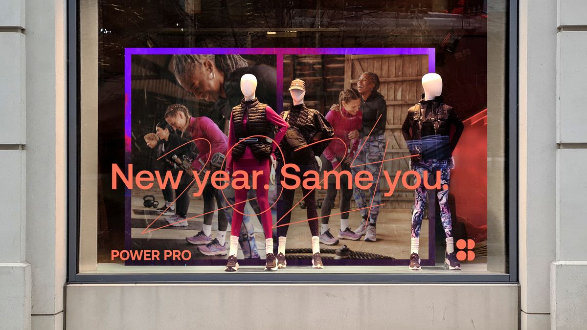 shop window with mannequins