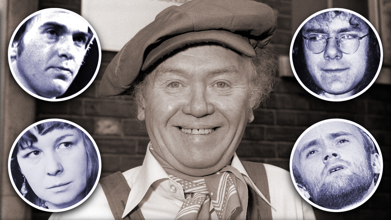Charlie Drake, Peter Gabriel, Robert Fripp, Sandy Denny, Phil Collins