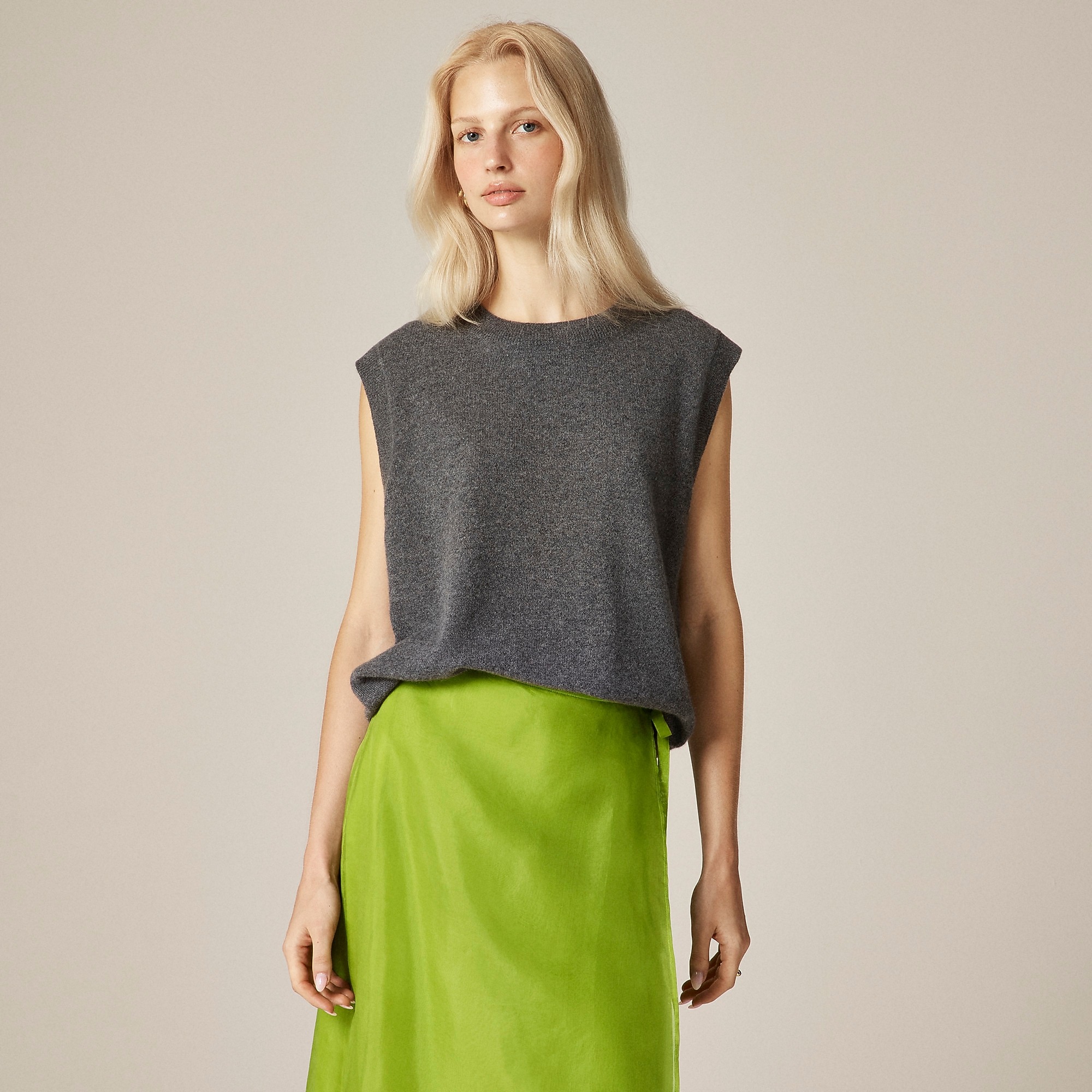 J.Crew, Cashmere Relaxed Sweater-Vest