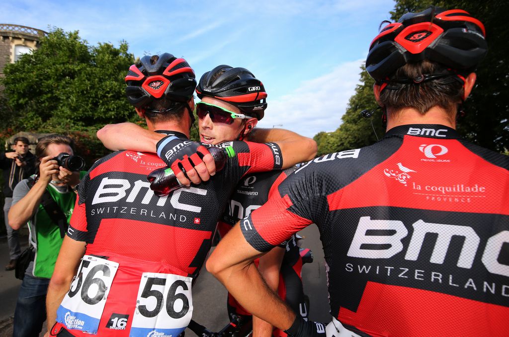 Hugs for teammates
