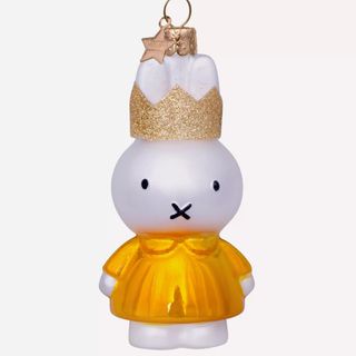 Liberty Miffy with Crown Dress Ornament