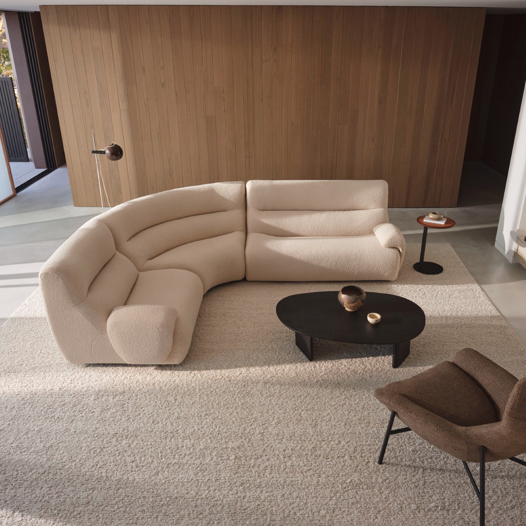 King Living 1978 high back sofa in a spacious living room