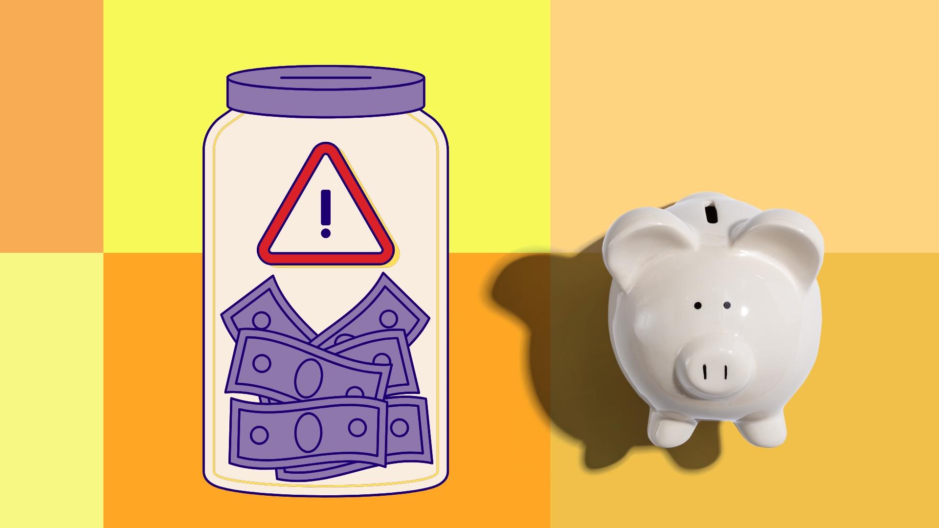 Easy-access savings accounts concept