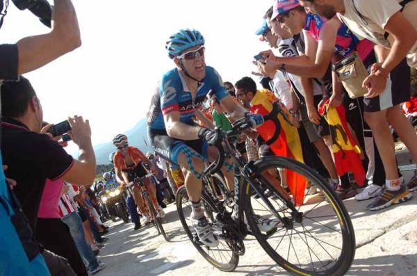 Andrew Talansky (Garmin-Sharp) on Bola del Mundo.