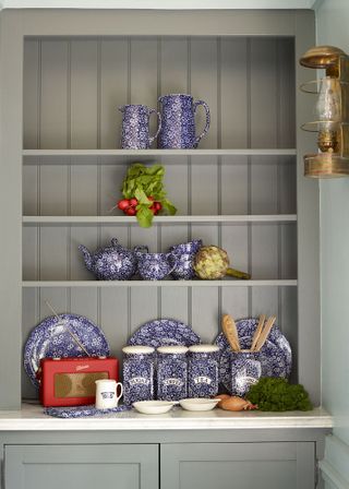 Burleigh Blue Calico tableware