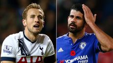 Harry Kane of Spurs, Diego Costa of Chelsea