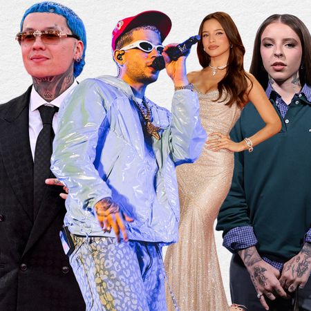 collage of latin music artists