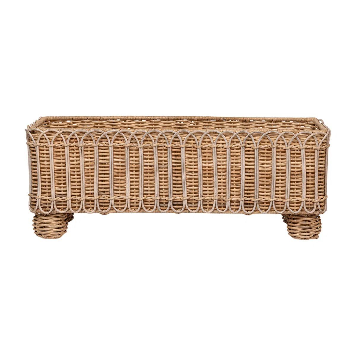 Rattan planter