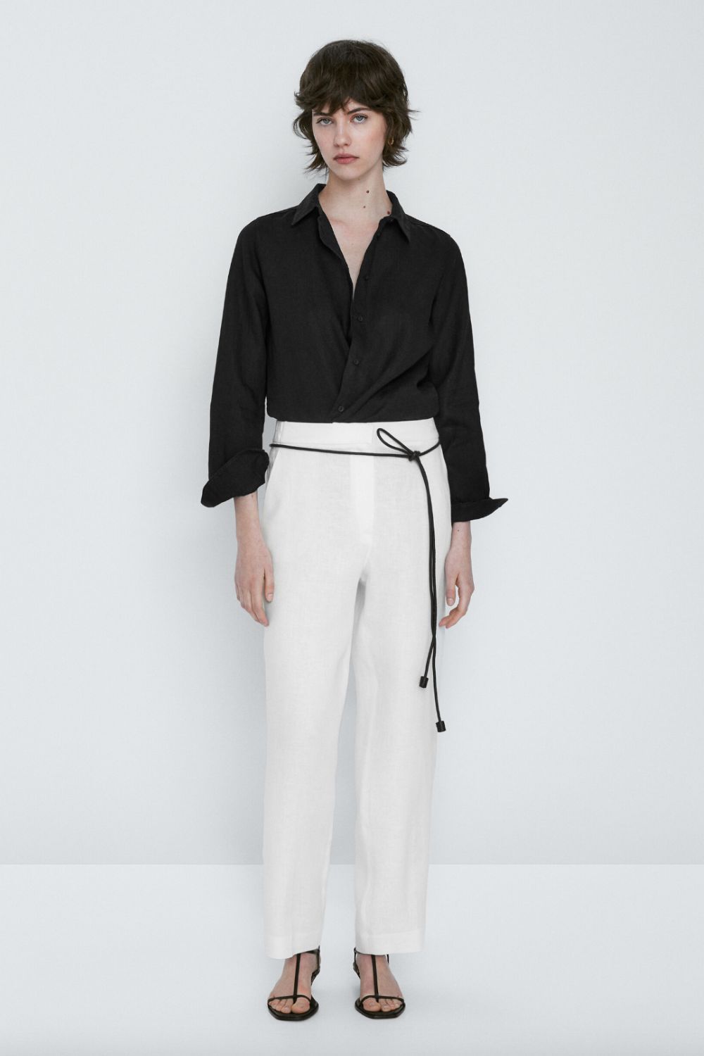 Best Linen Trousers: Massimo Dutti