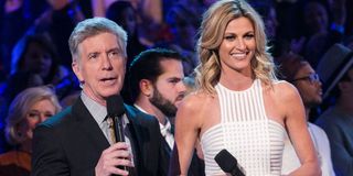 Tom Bergeron and Erin Andrews on Dancing With the Stars.