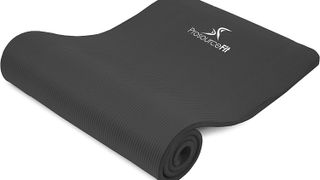 Black ProsourceFit extra thick yoga and Pilates mat