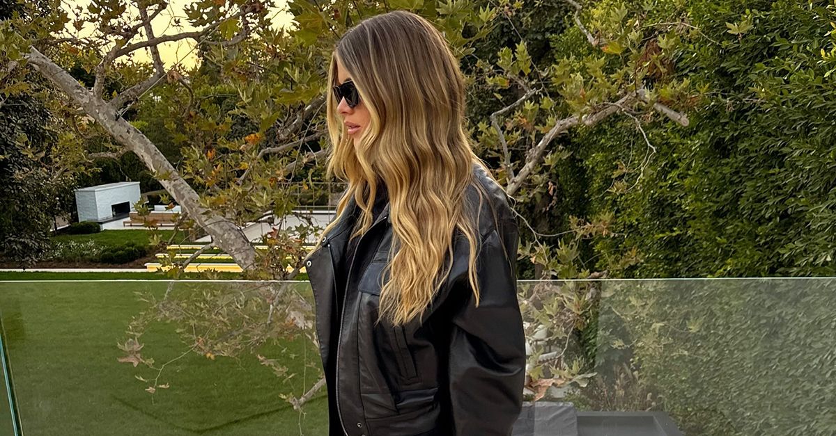 Sofia Richie Grainge Just Wore the Biggest Leather Jacket Trend of Fall 2024