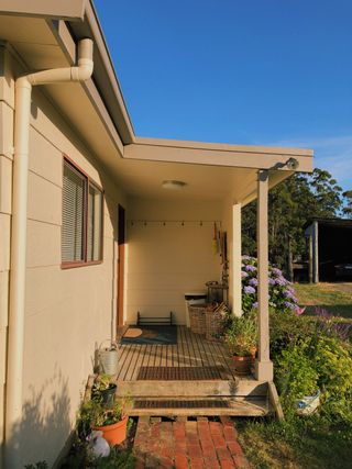 American covered front porch