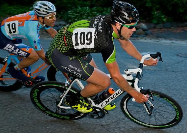 Sterling Magnell (Wonderful Pistachios) and Greg Olsen (CRCA/Jonathan Adler Racing) in the neighborhood section
