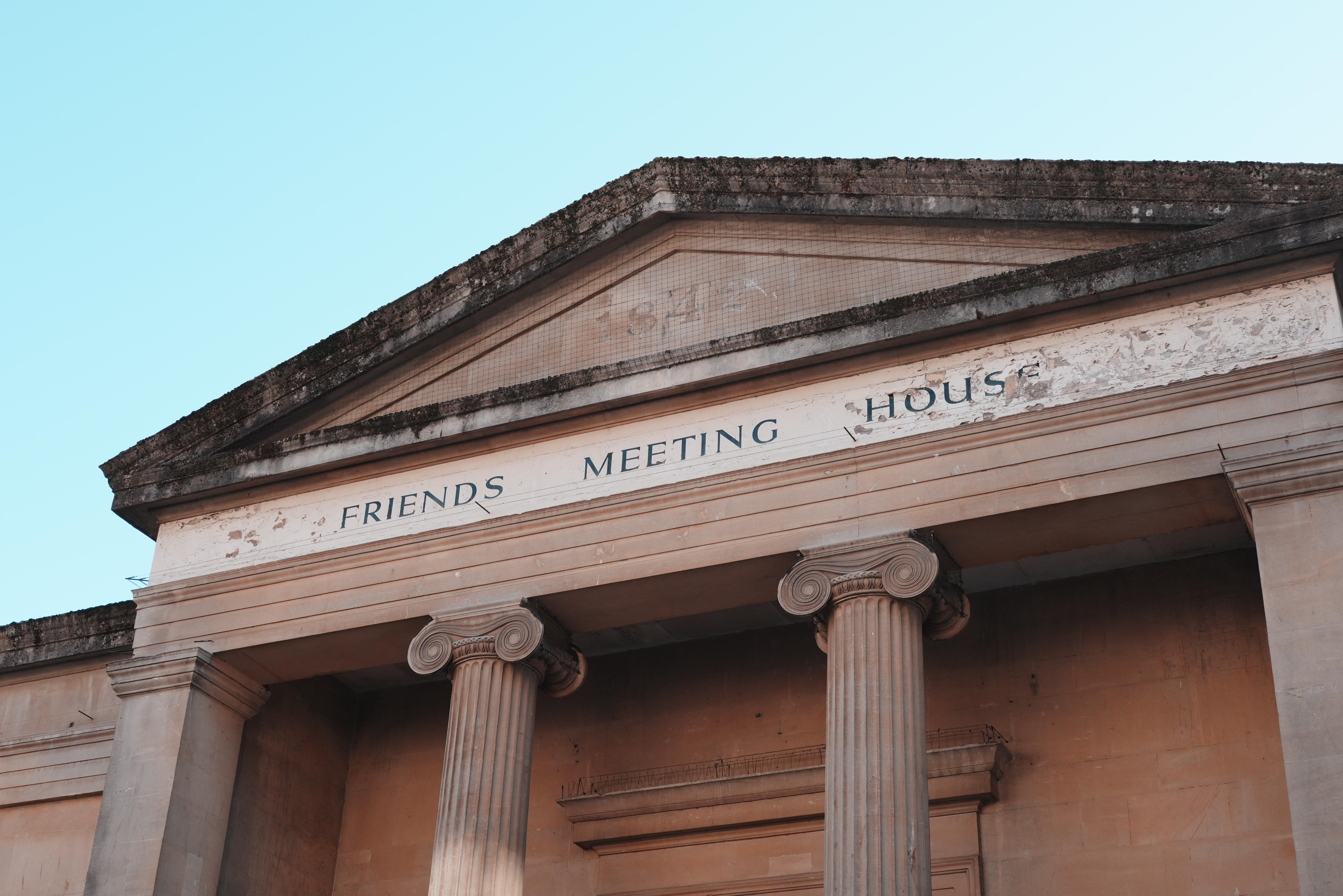 A photo of an old building in Roman style