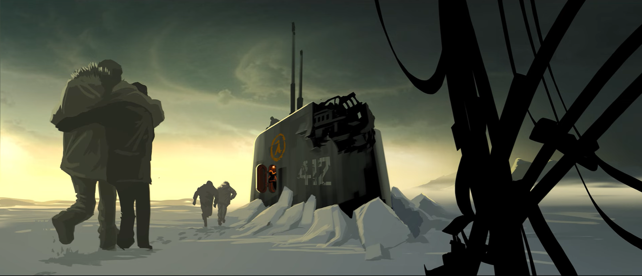 Game concept art for Half-Life 2 Episode 3