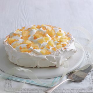 Dinner party desserts: Mary Berry's Pineapple and Ginger Pavlova