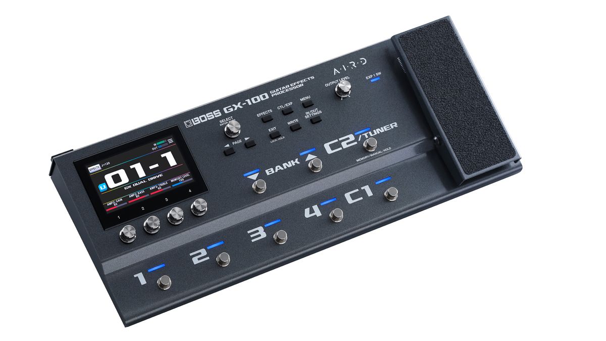 Boss launches its first touchscreen-equipped amp and multi-effects