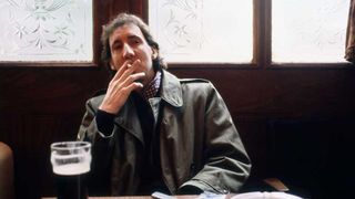 Pete Townshend in the Ship pub in Soho, London in 1980