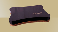 Front view of the Genesis Simplicity Phono on a yellow background