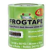 Amazon  Frog Tape Masking Tape 36mm x 55m – 4 Rolls