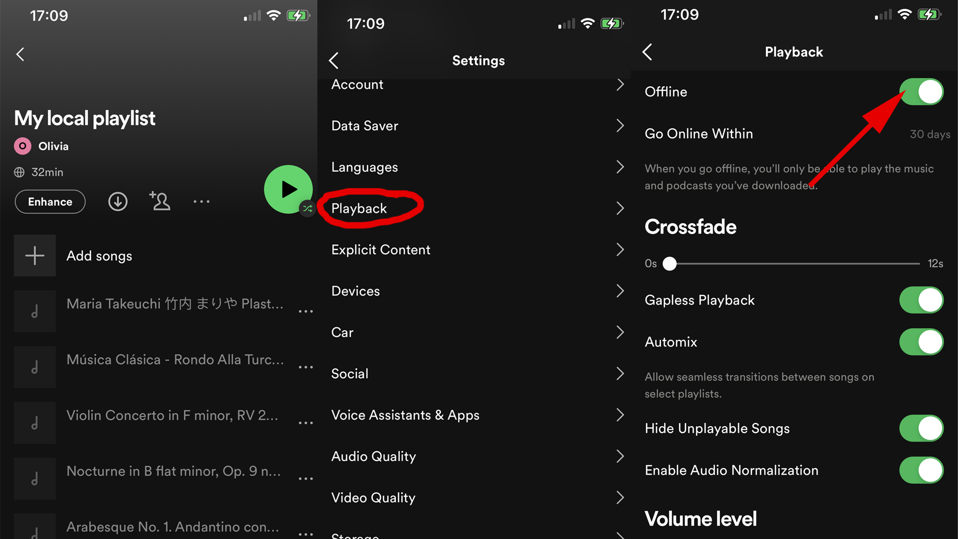 a screenshot of the spotify mobile app