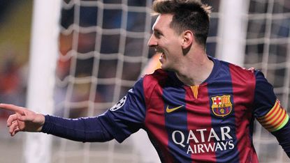 Barcelona's Argentinian forward Lionel Messi