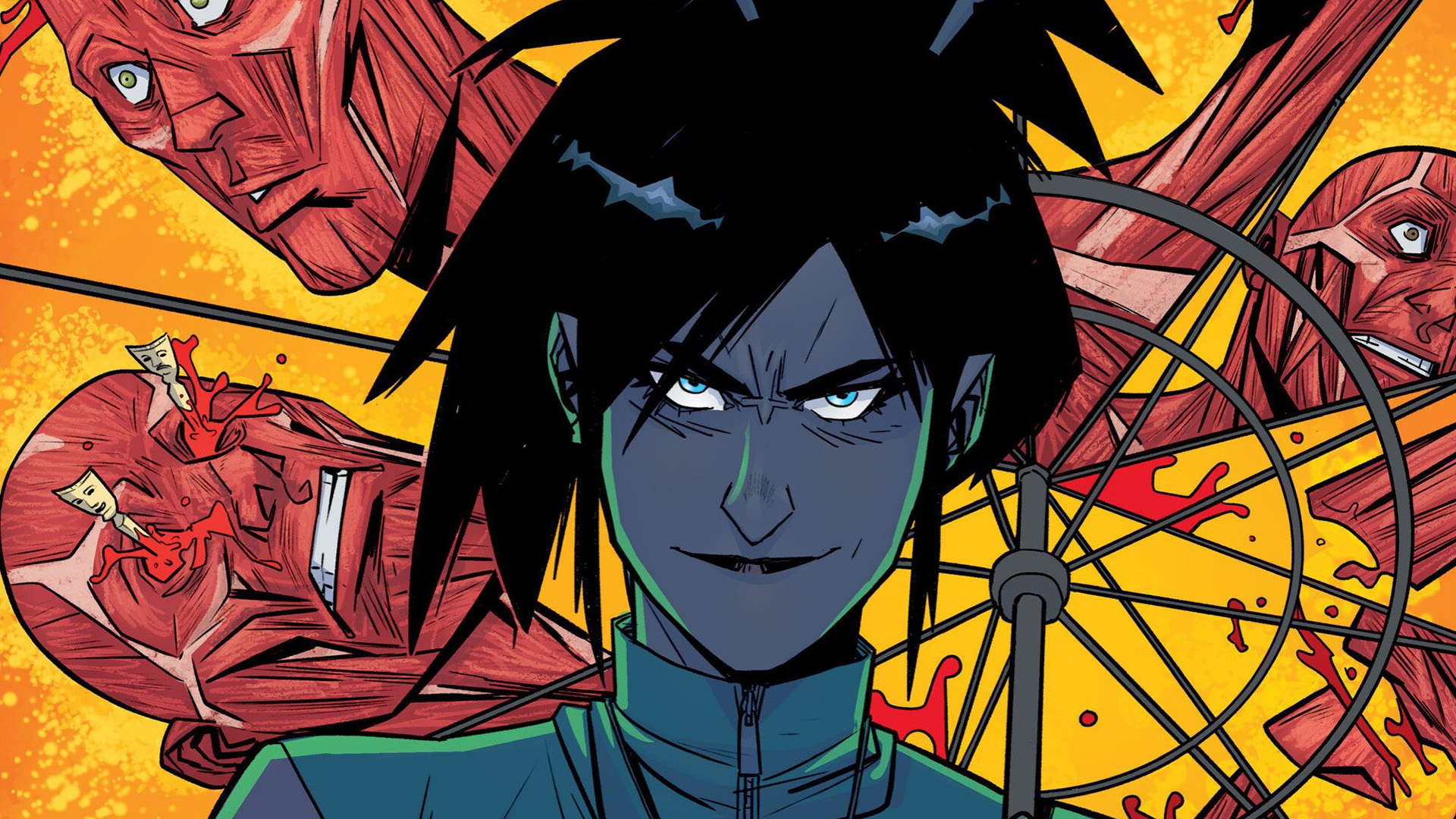 I Was a Fashion School Serial Killer panel from Image Comics