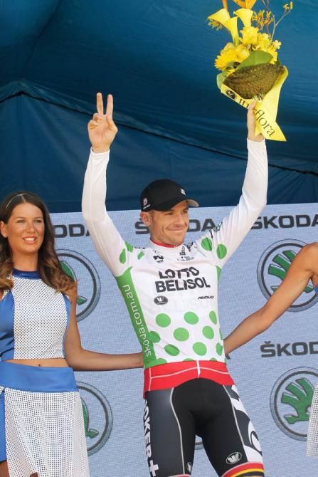 Adam Hansen (Lotto-Belisol) retained his mountain classification lead