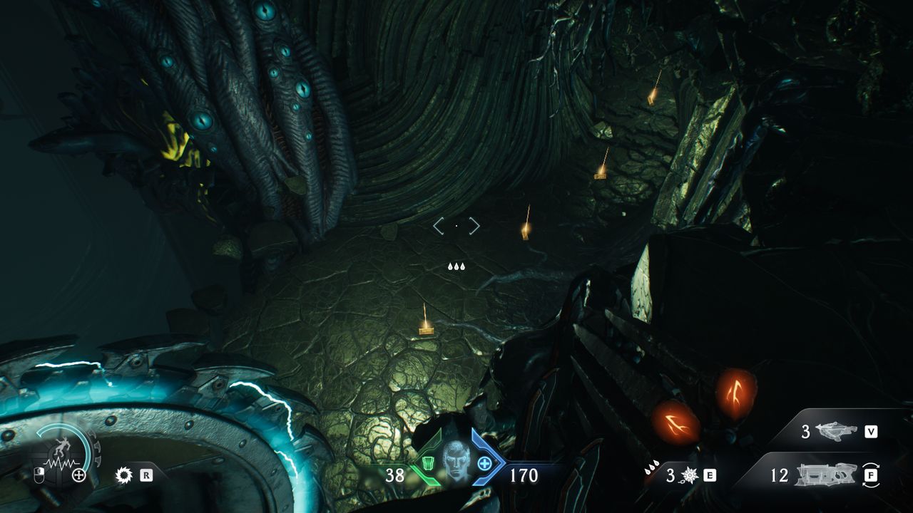 Doom: The Dark Ages Chapter 15 secrets City of Ry'uul - A trail of gold bars leading into a hidden cave containing a codex entry.