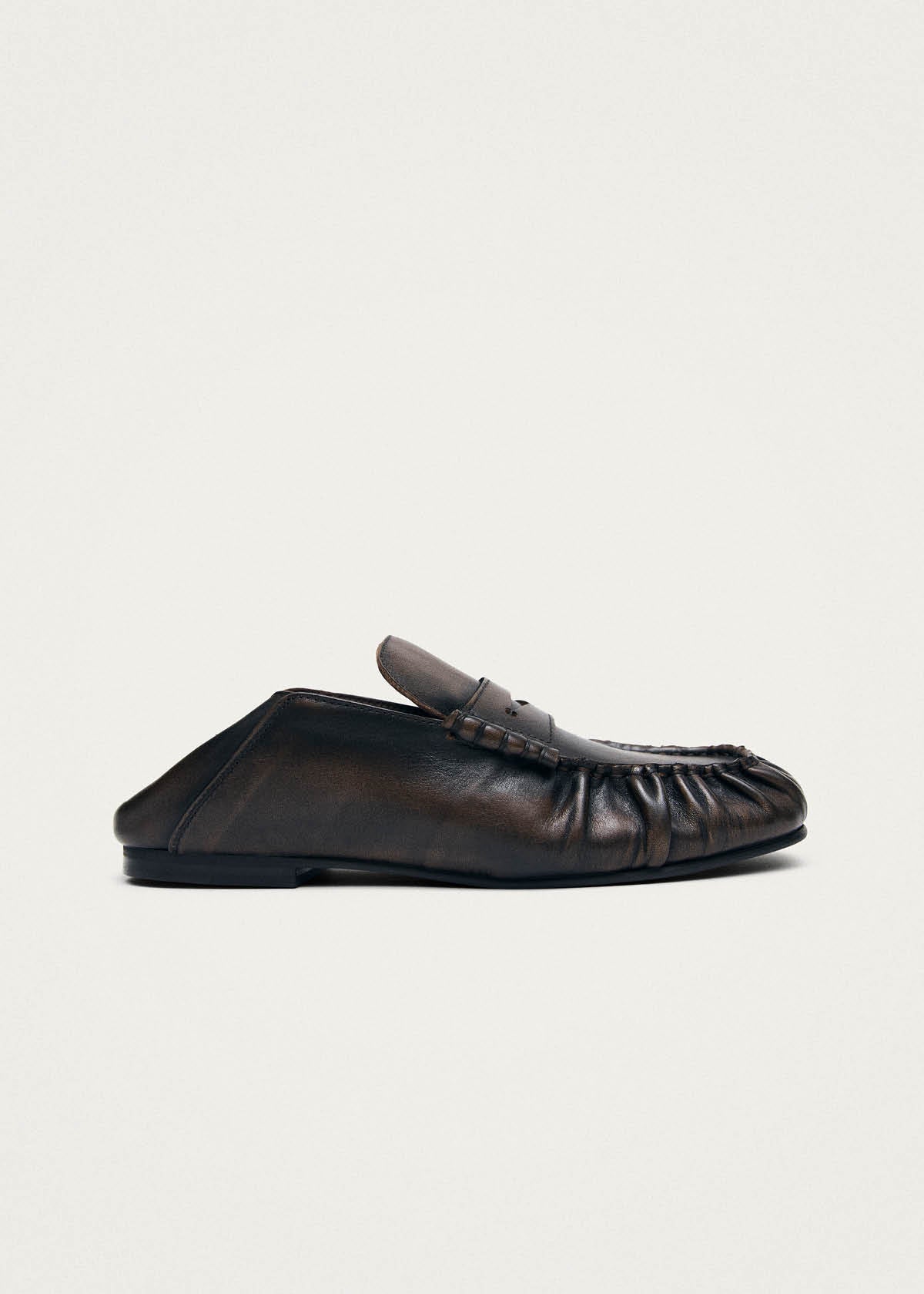 Aven Mule Vintage Effect Brown | Alohas