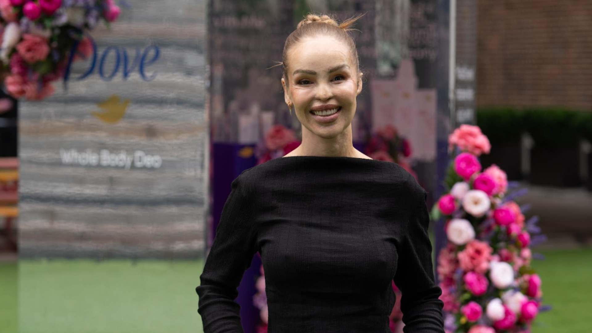 Katie Piper at Dove's 'Stay Ready With Me' Station