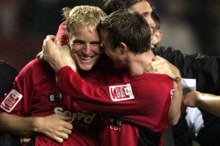 Eddie Howe (left) kept up with current affairs during his playing days