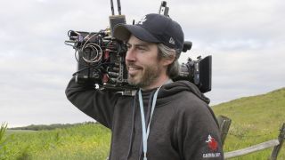 Jason Reitman on the set of Ghostbusters: Afterlife