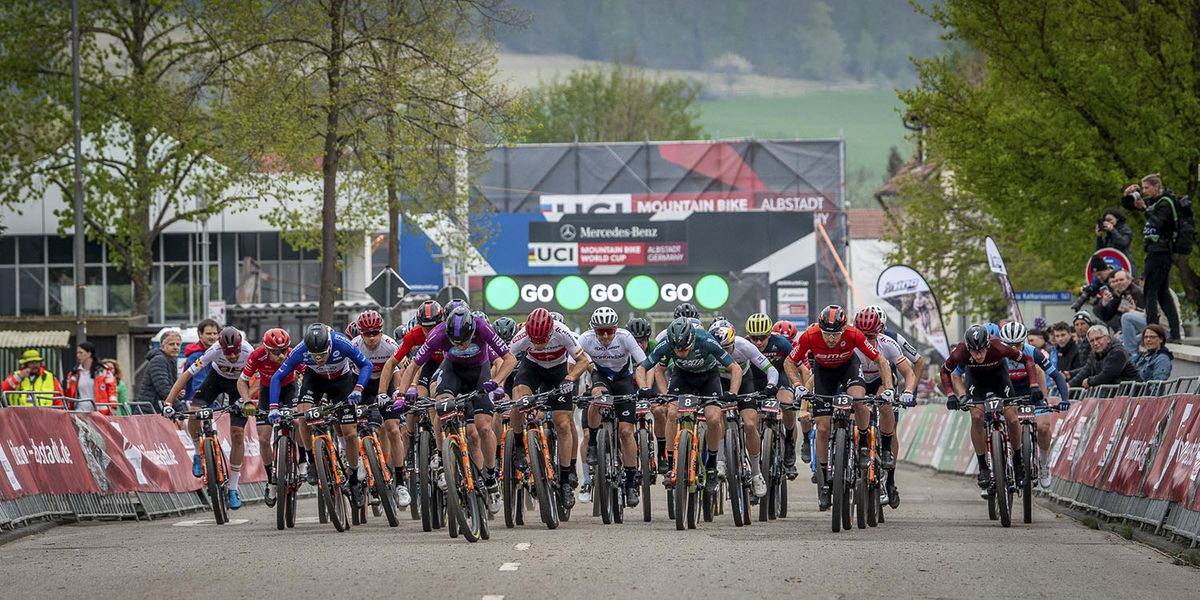 Start of men's race