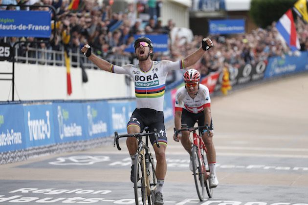 Peter Sagan takes spectacular Paris Roubaix victory after huge 54km attack Cycling Weekly