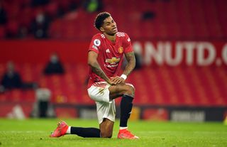 Rashford played with the injury for much of last season