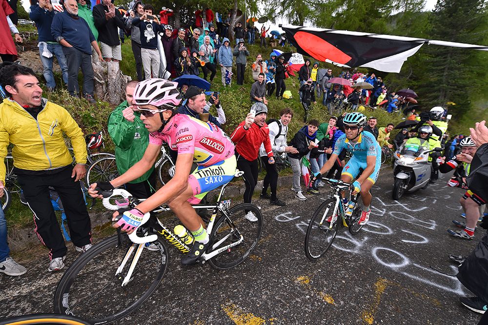 Alberto Contador and Mikel Landa