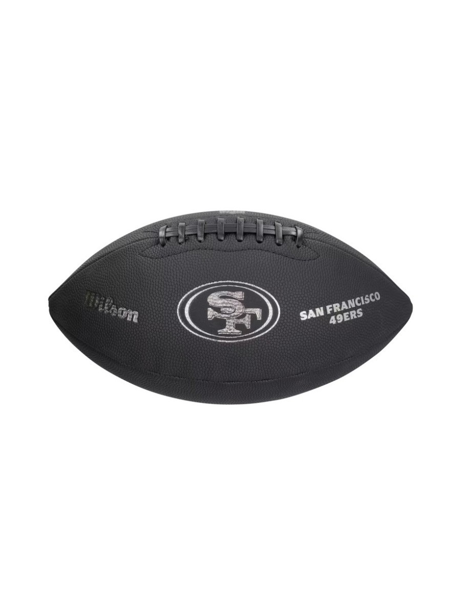 BRAND, San Francisco 49ers Wilson Black Metallic Backyard Ball