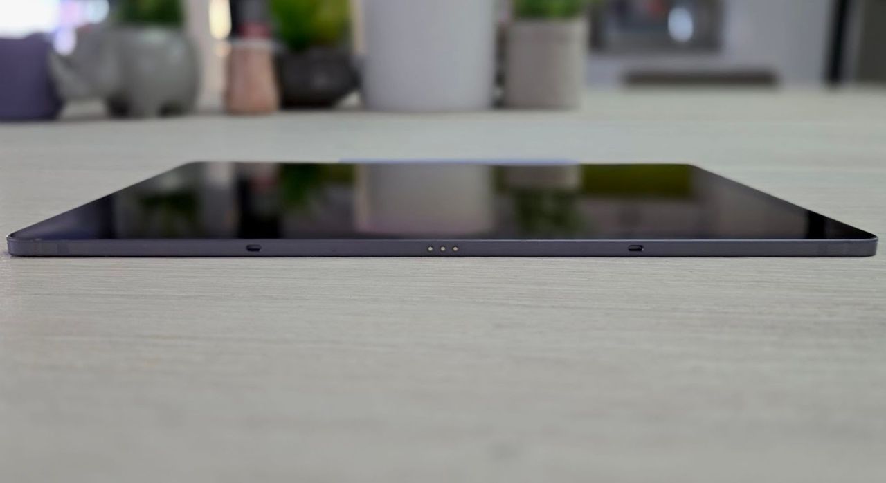The side of the Samsung Galaxy Tab S10 Plus