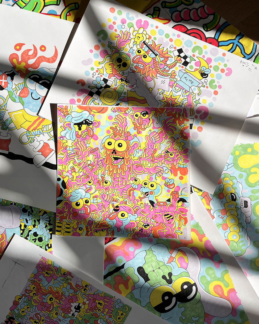 Sam Taylor's bold and bright illustrations