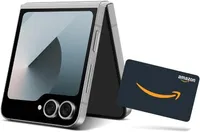 Galaxy Z Flip 6 preorders: for $1,099 @ AmazonFree $200 Amazon gift card!Price check: up to $1,000 off w/ trade-in @ Samsung