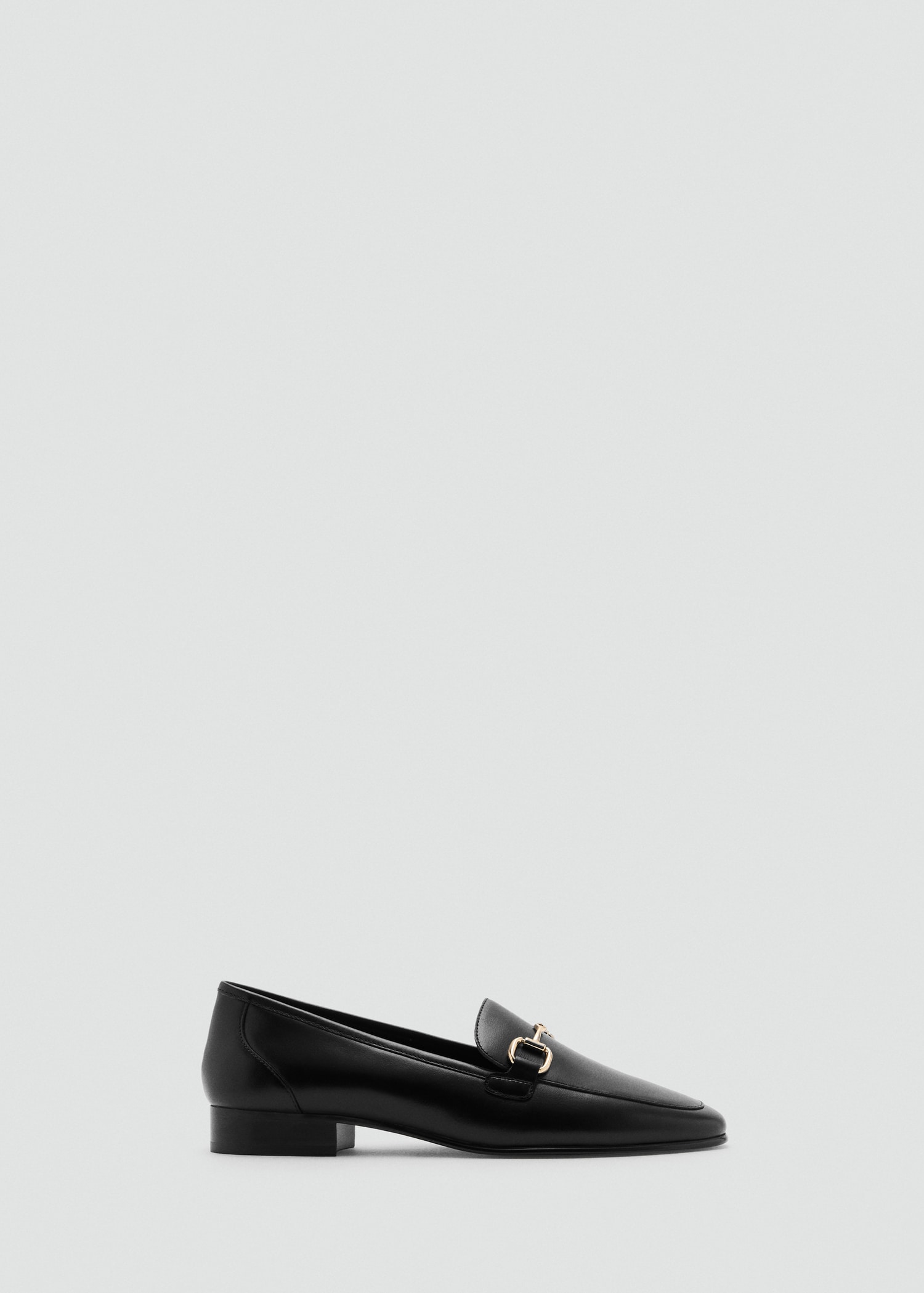 Buckle Leather Moccasins - Women | Mango United Kingdom
